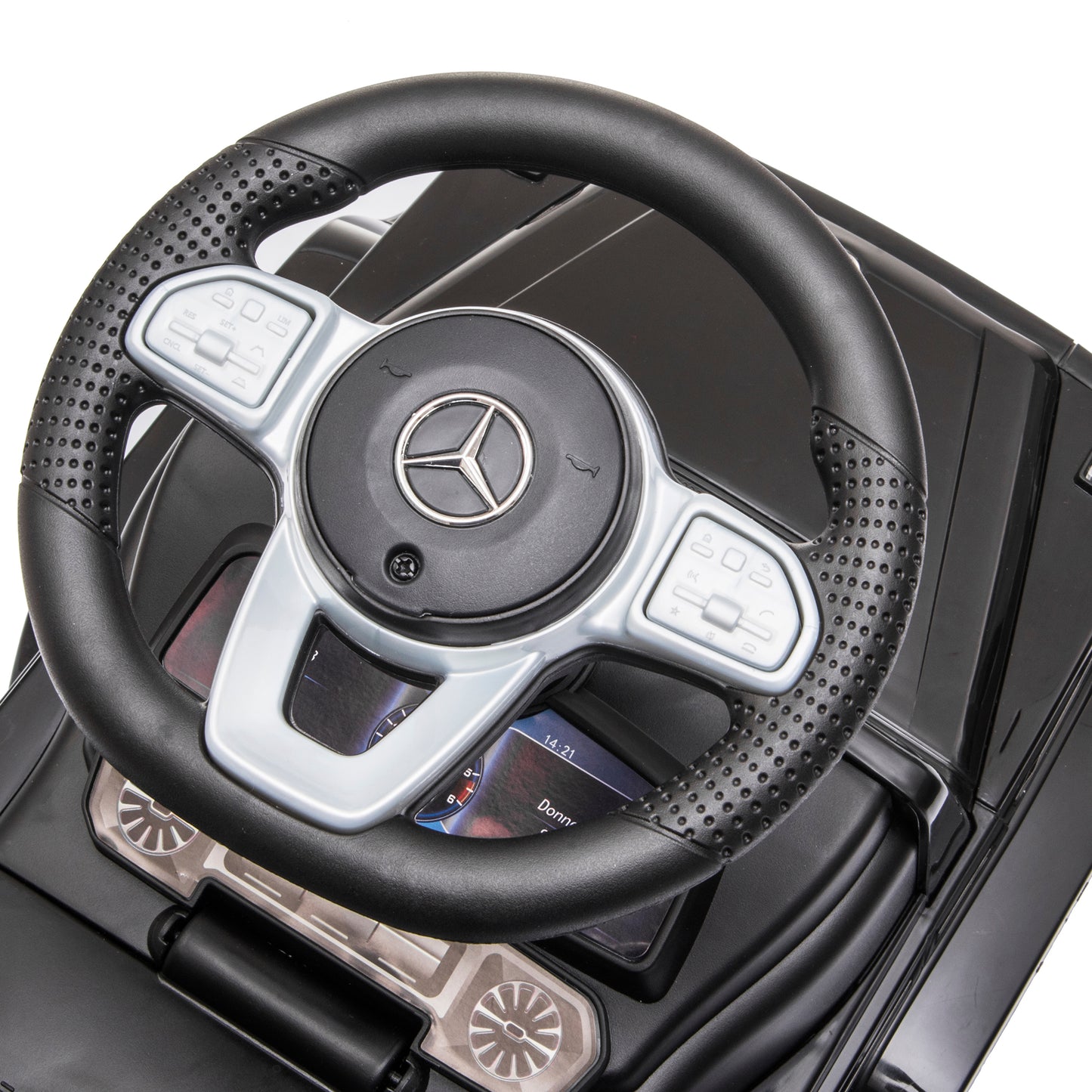 Potkuauto Mercedes-Benz lisenssi G350D musta NORDIC PLAY