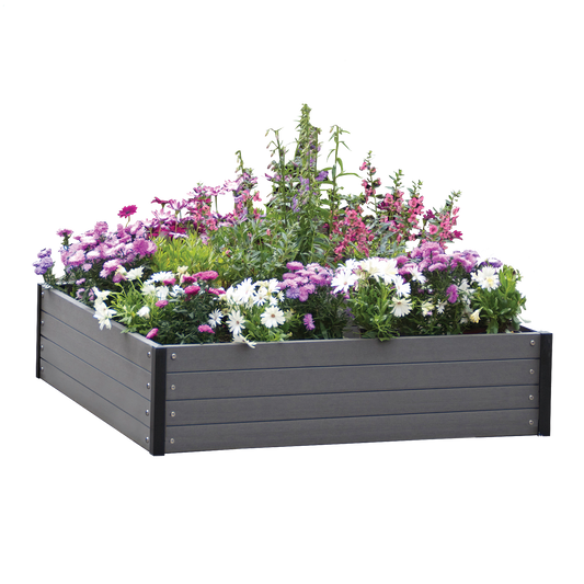 Kasvilava, komposiitti, 24x110x110 cm HORTUS