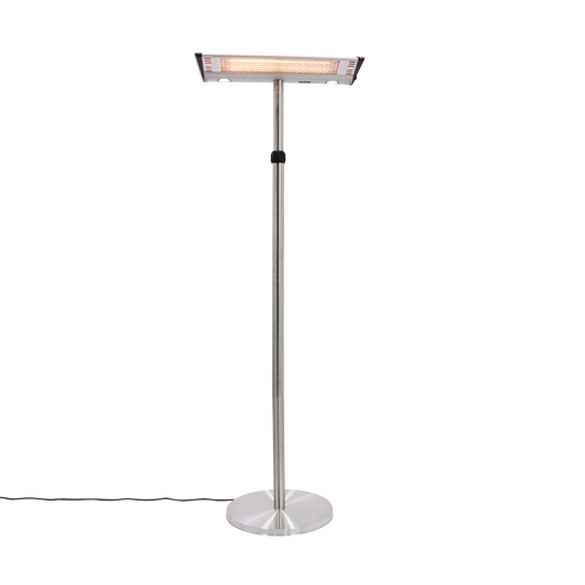 Terassilämmitin, lattiamalli 'teleskooppi' 1000/2000 W GT HORTUS