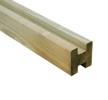 Musta puutolppa lasiaidalle 70 x 70 x 1500 mm NTR.-A HORTUS