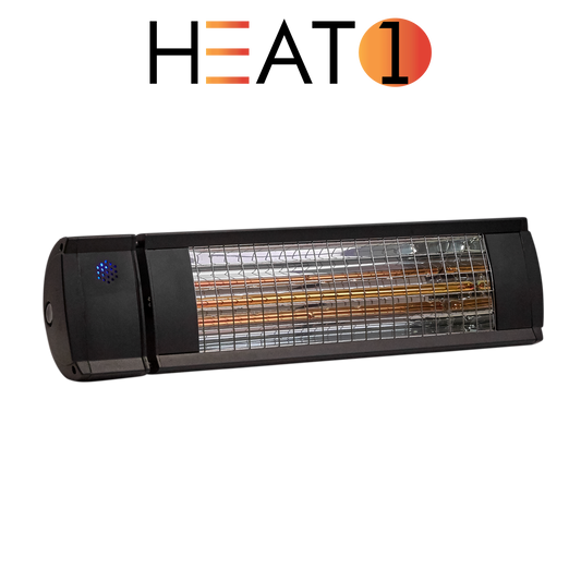 TerassilämmitinECO High-line 2000 W, musta HEAT1