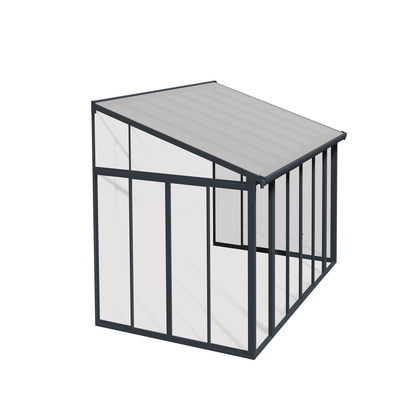 Viherhuone SanRemo 3x4,25, harmaa Palram - Canopia