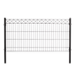 Paneeliaitasetti tarvikkeineen, musta, X -koristeella, 100 cm, 4 moduulia