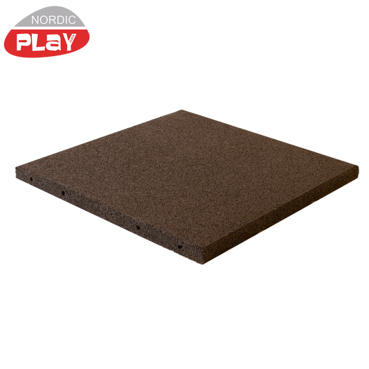Kumilaatta 500 x 500 x 30 mm musta NORDIC PLAY