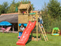 Leikkitorni Jungle Gym Resort, punainen liukumäki