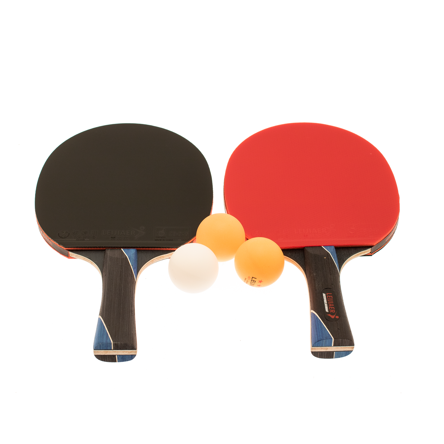 Pöytätennismailasetti PRO, 2 mailaa ja 3 palloa NORDIC Games