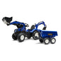 Kaivuri sis. peräkärryn kipillä FALK New Holland