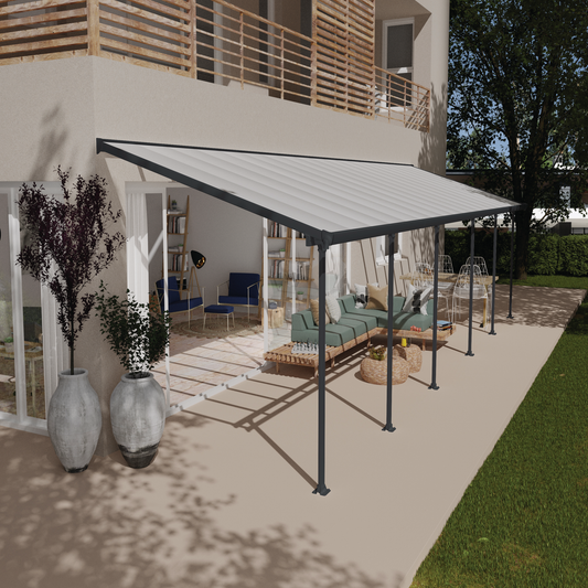 Terassikatos Feria 30,4 m2, antrasiitti Palram - Canopia