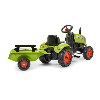 Traktori peräkärryllä FALK Claas