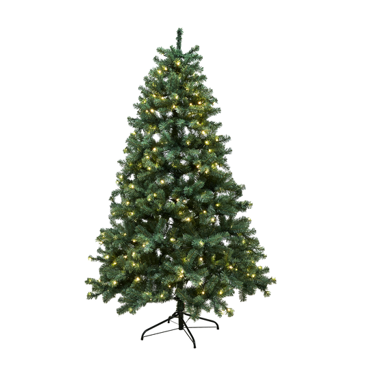 Joulukuusi PVC "ASKE" Luokka B+, 210 x 138 cm valoilla NORDIC WINTER