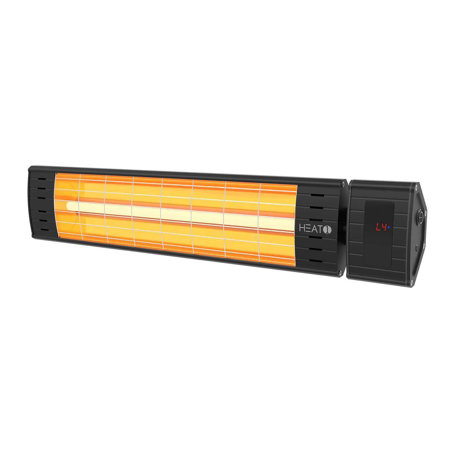 Terassilämmitin ECO pro-line 2300W kaukosäätimellä, musta HEAT1