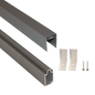 Ylä-/alakisko aludesing 60x60 tolpppaan Premium HORTUS