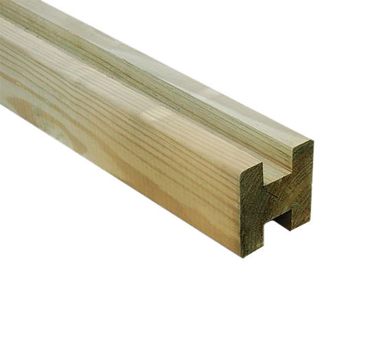 Keskitolppa (H -muoto) profiiliaitaan, 90x90x2700 mm HORTUS