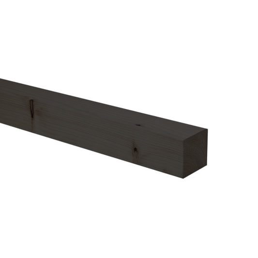 5 kpl erä, Tolppa musta maalattu 90 x 90 x 2400 mm NTR-A