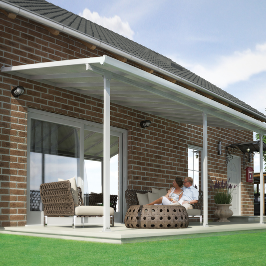 Terassikatos Feria 16,1 m2, valkoinen Palram - Canopia