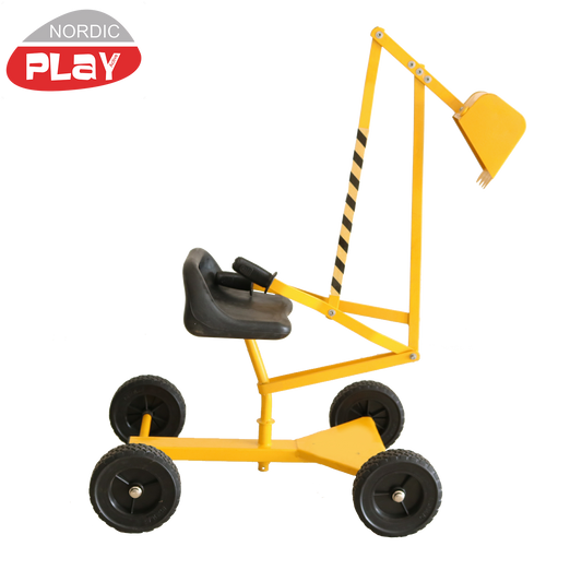 Pyörillä oleva kaivinkone hiekkalaatikkoon NORDIC PLAY