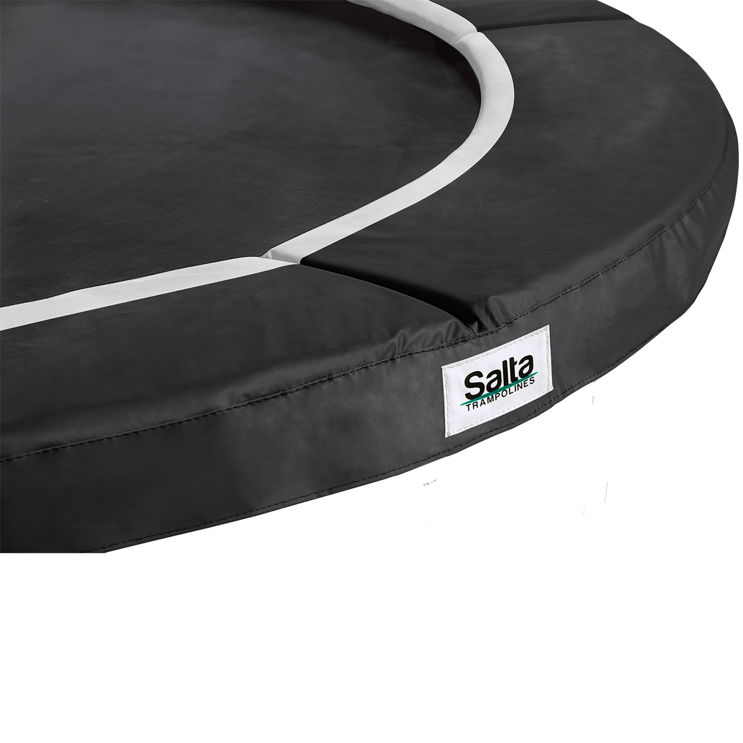 Reunapehmuste trampoliiniin Premium Black Edition Ø427 cm, musta Salta